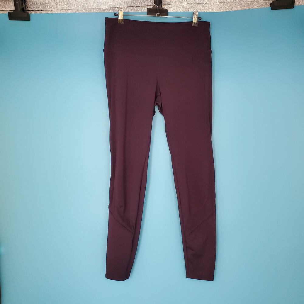 Tangerine Leggings Size Large Ankle High Rise Eggplant